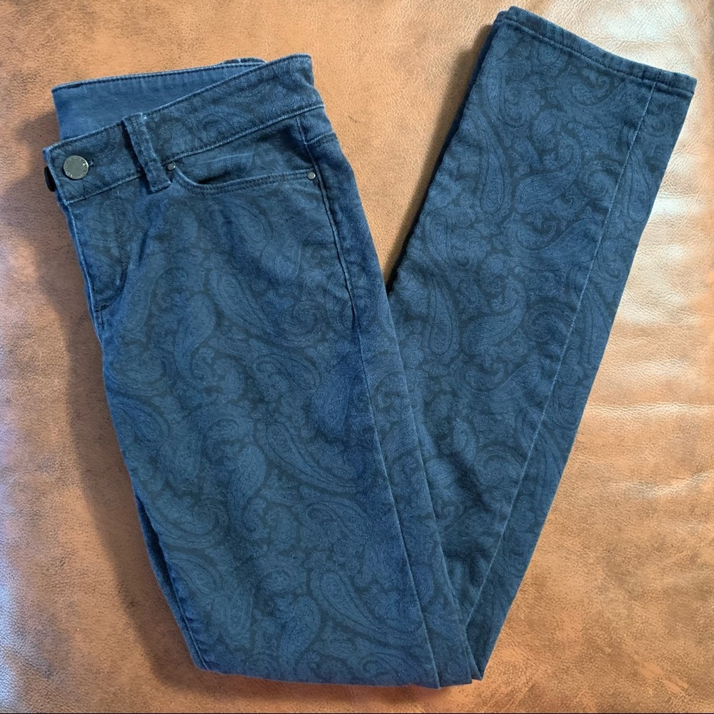 Ann Taylor Patterned Modern Fit Skinny Jeans